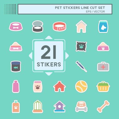 Çıkartma Ayarları - Satır Kesimi - Basit illüstrasyon, Düzenlenebilir vuruş, Tasarım şablonu vektörü, baskılar, posterler, reklamlar, duyurular, bilgi grafikleri vs..