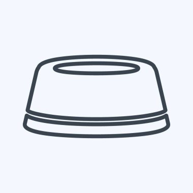 Simge Kapağı - Satır Biçimi - Basit illüstrasyon, Tasarım Simgesi vektörü, Yazdırma, afişler, reklamlar, duyurular, bilgi grafikleri vs..