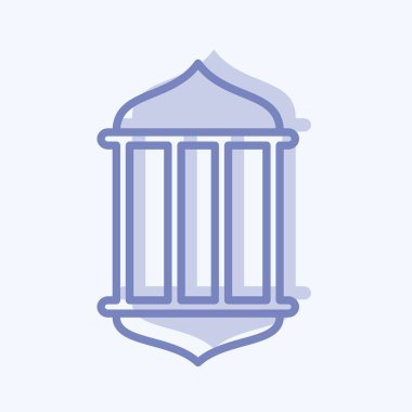 Simge Işığı - İki Ton Biçimi - Basit illüstrasyon, Tasarım Simgesi vektörü, Yazdırma, posterler, reklamlar, duyurular, bilgi grafikleri vs..