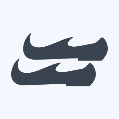 Simge Arapça Ayakkabılar - Kabartma Biçimi - Basit illüstrasyon, Tasarım Simgesi Vektörü, baskılar, posterler, reklamlar, duyurular, bilgi grafikleri vs..