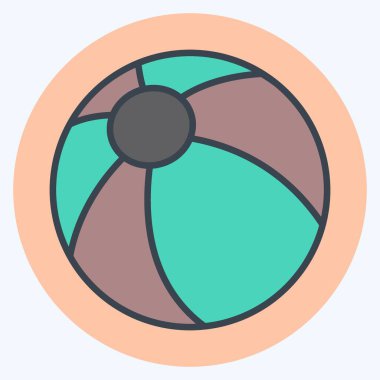 Simge Topu - Renk Eşleştirme Biçimi - Basit illüstrasyon, Tasarım şablonu vektörü, Yazdırma, posterler, reklamlar, duyurular, bilgi grafikleri vs..