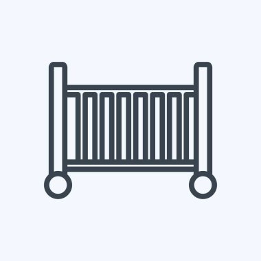 Simge Bebek Kuyruğu - Satır Biçimi - Basit illüstrasyon, Tasarım şablonu vektörü, baskılar, posterler, reklamlar, duyurular, bilgi grafikleri vs..