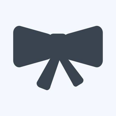 Simge Kurdelesi - Kabartma Biçimi - Basit illüstrasyon, Tasarım şablonu vektörü, baskılar, posterler, reklamlar, duyurular, bilgi grafikleri vs..