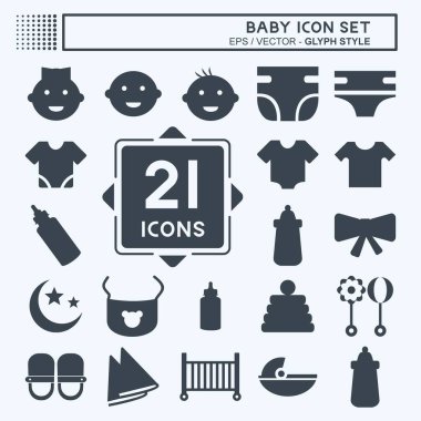 Simge Ayarlama Bebeği - Kabartma Biçimi - Basit illüstrasyon, Tasarım şablonu vektörü, Yazdırma, posterler, reklamlar, duyurular, bilgi grafikleri vs..