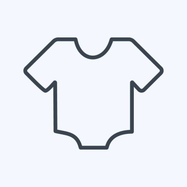 Simge Gömleği - Satır Biçimi - Basit illüstrasyon, Tasarım şablonu vektörü, baskılar, posterler, reklamlar, duyurular, bilgi grafikleri vs..