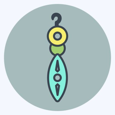 Simge küpeleri 1 - Renk Eşi Biçimi - Basit illüstrasyon, baskılar, duyurular, vs.