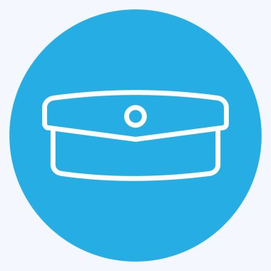 Simge El Debriyajı - Mavi Göz Biçimi - Basit illüstrasyon, baskılar, duyurular, vs.