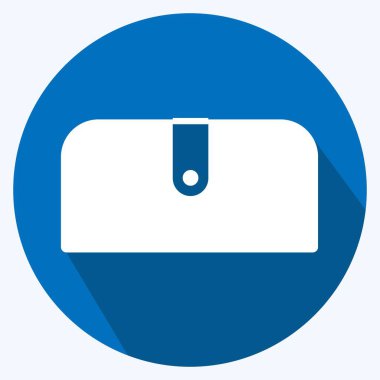 Simge Cüzdanı - Uzun Gölge Biçimi - Basit illüstrasyon, baskılar, duyurular, vs.