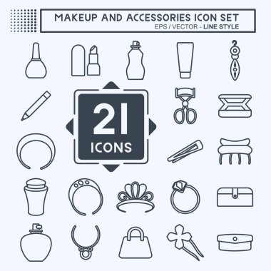 Simge Ayarları ve Aksesuarlar - Satır Biçimi - Basit illüstrasyon, baskılar, duyurular, vs.