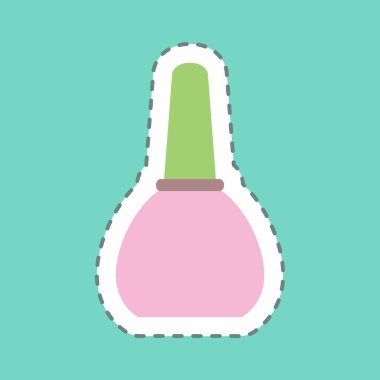 Çıkartma Çivi rengi, Satır Kesimi - basit illüstrasyon, baskılar, duyurular, vs.