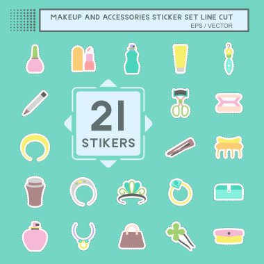 Çıkartma Ayarları ve Aksesuarlar, Satır Kesimi - basit illüstrasyon, baskılar, duyurular, vs.