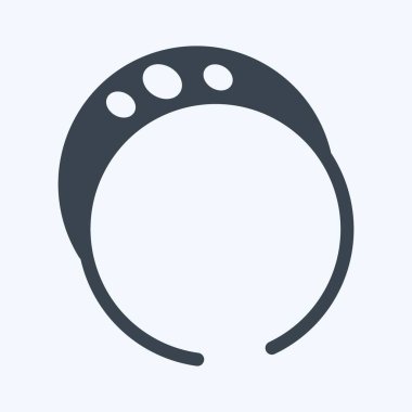 Simge Bilekliği - Kabartma Biçimi - Basit illüstrasyon, baskılar, duyurular, vs.