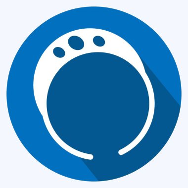 Simge Bilekliği - Uzun Gölge Biçimi - Basit illüstrasyon, baskılar, duyurular, vs.