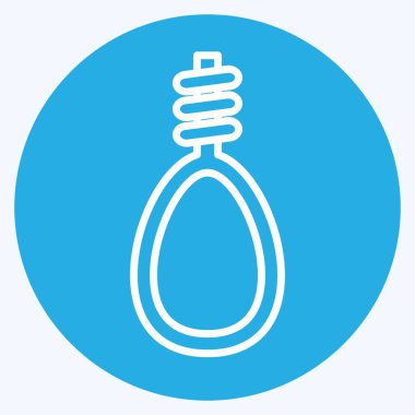 Simge Noose - Mavi Gözler Biçimi - Basit illüstrasyon, Baskı İçin İyi, Duyuru, Etkin