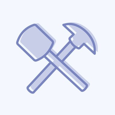 Simge Araçları - İki Ton Biçimi - Basit illüstrasyon, Baskı İçin İyi, Duyurular, Etc