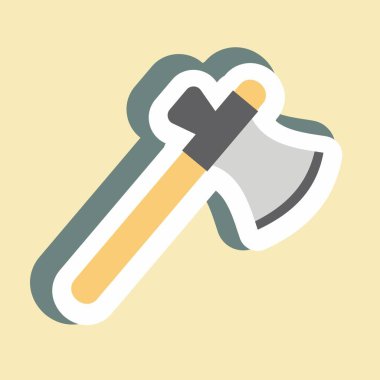 Etiket Baltası Basit İllüstrasyon, Parmak İzleri, Duyurular, Etkin