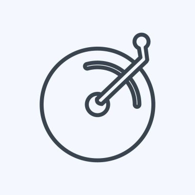 Simge Disk Oynatıcı - Satır Biçimi - Basit illüstrasyon, Yazdırma İçin İyi, Duyurular, Etc