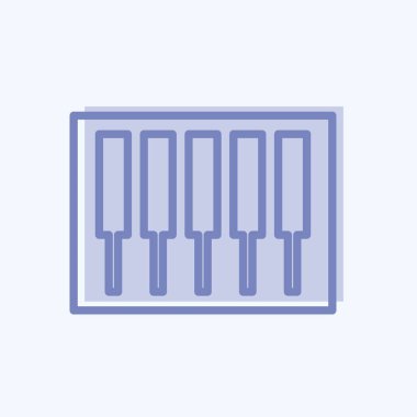 Simge Anahtarları - İki Ton Biçimi - Basit illüstrasyon, Baskılar için İyi, Duyurular, Etc