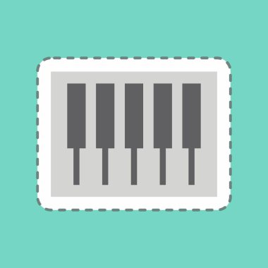 Etiket Anahtarları, Satır Kesimi - Basit illüstrasyon, Parmak İzleri için İyi, Duyurular, Etc