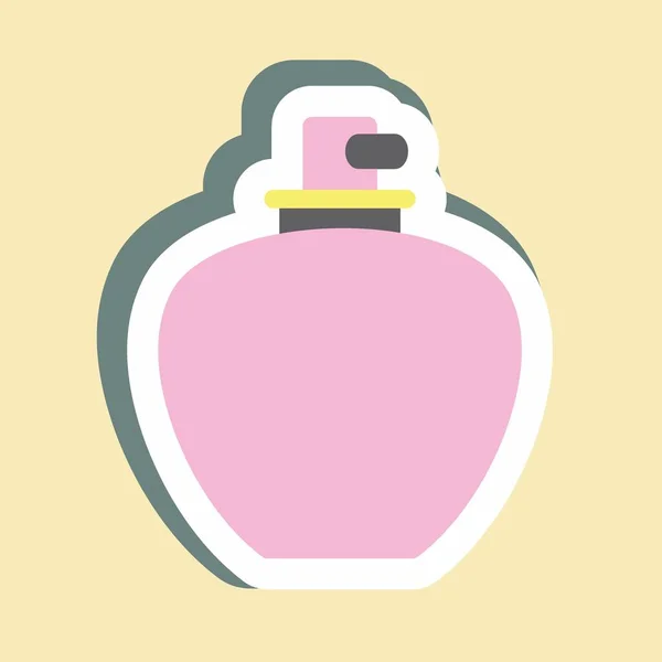 Sticker Parfum Eenvoudige Illustratie Goed Voor Prints Aankondigingen Etc — Stockvector