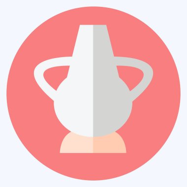 Simge Antikası Kavanozu - Düz Stil - Basit illüstrasyon, Parmak izleri için iyi, Duyuru, Etc