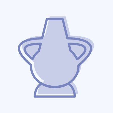 Simge Antikası Kavanozu - İki Ton Biçimi - Basit illüstrasyon, Baskı İçin İyi, Duyuru, Etc