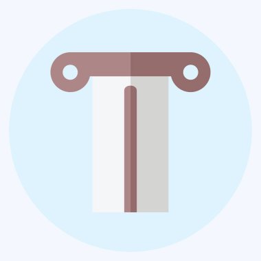 Simge Sütunu - Düz Biçim - Basit illüstrasyon, Parmak izleri için iyi, Duyurular, Etc