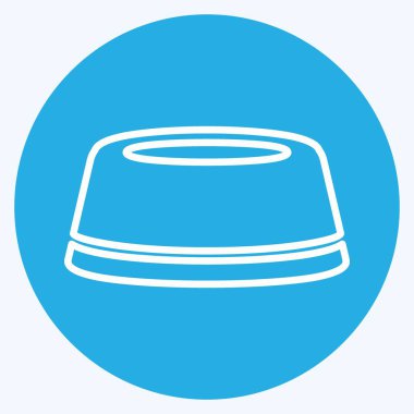 Simge Kapağı - Mavi Gözler Biçimi - Basit illüstrasyon, Tasarım Simgesi Vektörü, Yazdırma, afişler, reklamlar, duyurular, bilgi grafikleri vs..