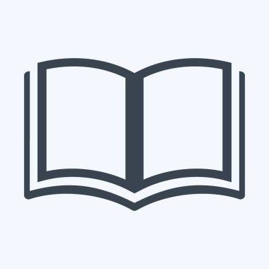 Simge Kutsal Kitap - Kabartma Biçimi - Basit illüstrasyon, Tasarım Simgesi Vektörü, baskılar, posterler, reklamlar, duyurular, bilgi grafikleri vs..