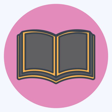 Simge Kutsal Kitabı - Renk Eşleştirme Biçimi - Basit illüstrasyon, Tasarım Simgesi Vektörü, Yazılar, posterler, reklamlar, duyurular, bilgi grafikleri vs..