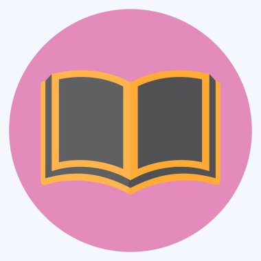 Simge Kutsal Kitap - Düz Biçim - Basit illüstrasyon, Tasarım Simgesi Vektörü, Yazılar, posterler, reklamlar, duyurular, bilgi grafikleri vs..