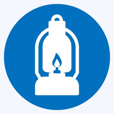 Simge Lit Lambası - Uzun Gölge Biçimi - Basit illüstrasyon, Tasarım Simgesi vektörü, baskılar, posterler, reklamlar, duyurular, bilgi grafikleri vs..