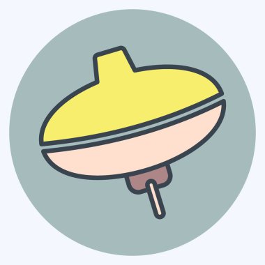 Simge Döndürme Üst - Renk Eşleştirme Biçimi - Basit illüstrasyon, Tasarım şablon vektörü, baskılar, posterler, reklamlar, duyurular, bilgi grafikleri vs..