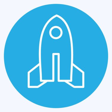 Simge Jet II - Mavi Gözler Biçimi - Basit illüstrasyon, Tasarım şablonu vektörü, baskılar, posterler, reklamlar, duyurular, bilgi grafikleri vs..