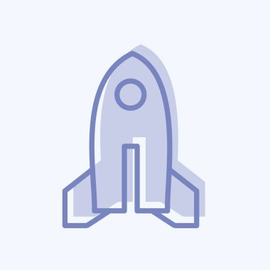 Simge Oyuncak Jet II - İki Ton Biçimi - Basit illüstrasyon, Tasarım şablonu vektörü, baskılar, posterler, reklamlar, duyurular, bilgi grafikleri vs..