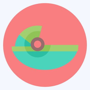 Simge Taşıyıcı - Düz Biçim - Basit illüstrasyon, Tasarım şablonu vektörü, baskılar, posterler, reklamlar, duyurular, bilgi grafikleri vs..