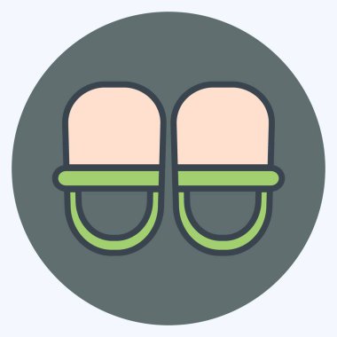 Simge Bebek Ayakkabıları - Renk Eşleştirme Biçimi - Basit illüstrasyon, Tasarım şablonu vektörü, baskılar, posterler, reklamlar, duyurular, bilgi grafikleri vs..