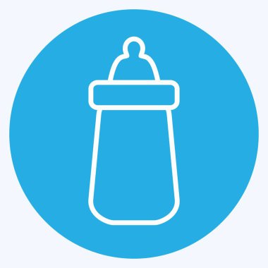 Simge Besleyici 2 - Mavi Gözler Biçimi - Basit illüstrasyon, Tasarım şablonu vektörü, baskılar, posterler, reklamlar, duyurular, bilgi grafikleri vs..