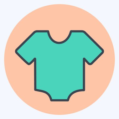 Simge Gömleği - Renk Eşleştirme Biçimi - Basit illüstrasyon, Tasarım şablonu vektörü, baskılar, posterler, reklamlar, duyurular, bilgi grafikleri vs..