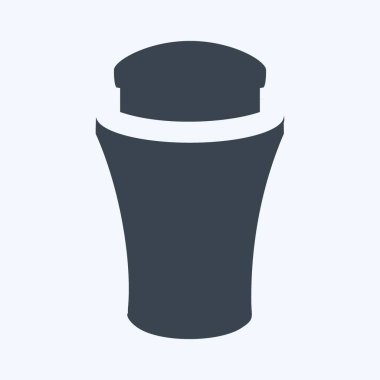 Simge Kremi Şişesi - Kabartma Biçimi - basit illüstrasyon, baskılar, duyurular, vs.