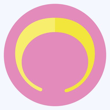 Simge saç bandı - Düz Biçim - Basit illüstrasyon, baskılar, duyurular, vs.