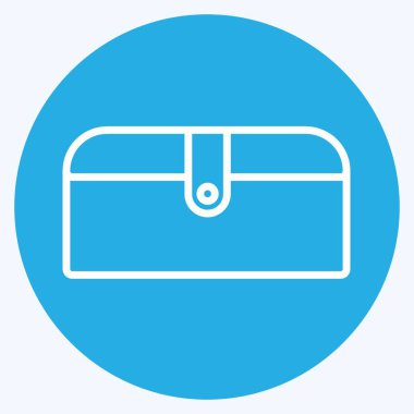 Simge Cüzdanı - Mavi Gözler Biçimi - Basit illüstrasyon, baskılar, duyurular, vs.