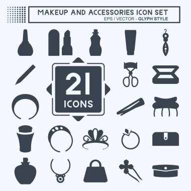 Simge Ayarları ve Aksesuarlar - Kabartma Biçimi - basit illüstrasyon, baskılar, duyurular, vs.