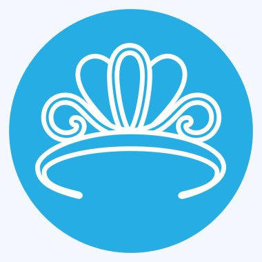 Simge Tacı - Mavi Gözler Biçimi - Basit illüstrasyon, baskılar, duyurular vs.