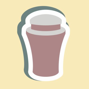 Çıkartma Kremi Şişesi - basit illüstrasyon, baskılar, duyurular, vs.