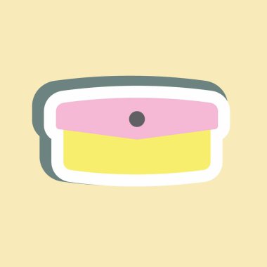 Etiket El Debriyajı - basit illüstrasyon, baskılar, duyurular, vs.