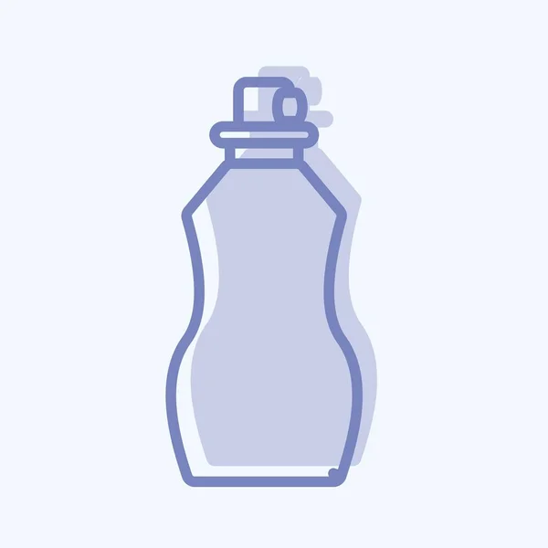 Ikona Perfumy Dwa Tone Style Prosta Ilustracja Dobre Dla Druków — Wektor stockowy