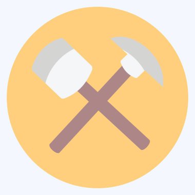 Simge Araçları - Düz Biçim - Basit illüstrasyon, Baskılar için İyi, Duyurular, Etc