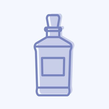 Simge Viskisi - İki Ton Biçimi - Basit illüstrasyon, Baskı İçin İyi, Duyurular, Etc