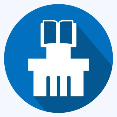 Simge Eskiler Kitap Sergisi - Uzun Gölge Biçimi - Basit illüstrasyon, Yazdırma, Duyurular, Etkin